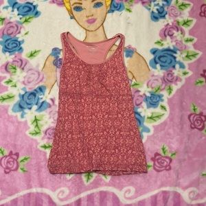 Patterned tank top, athletic